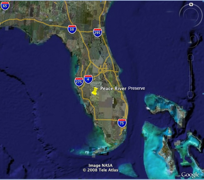 peace river preserve location map